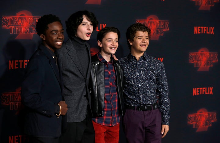 <strong>'Stranger Things' stars Caleb McLaughlin, Finn Wolfhard, Noah Schnapp and Gaten Matarazzo</strong>