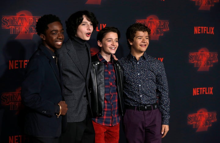 'Stranger Things' stars Caleb McLaughlin, Finn Wolfhard, Noah Schnapp and Gaten Matarazzo