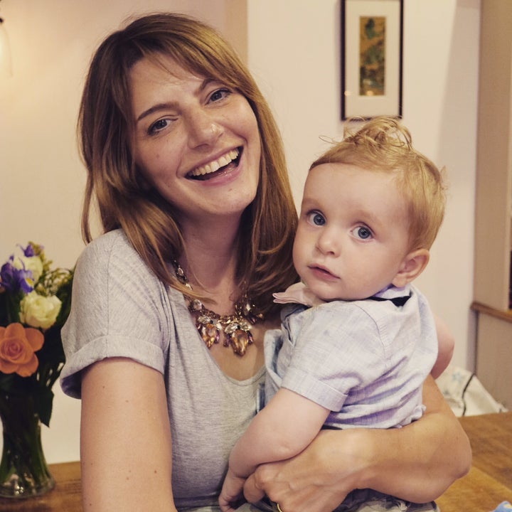 Louise Goulden, founder of the Together Project, and her son Heath.