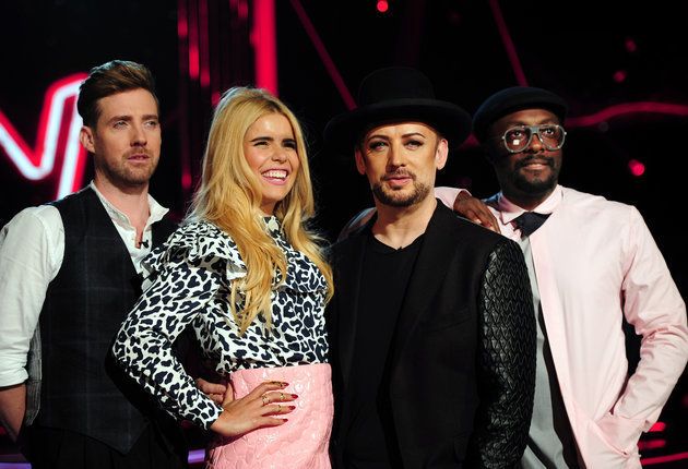 Paloma with her former The Voice co-stars in 2016