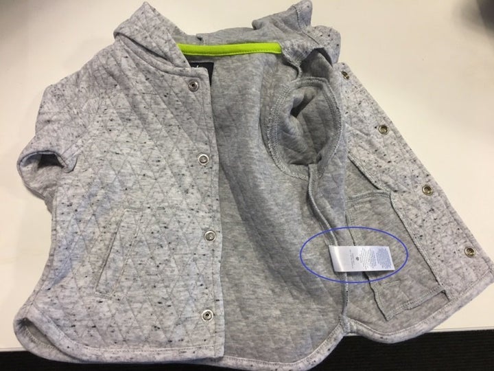 The CPSC offers instructions for identifying jackets affected by the recall.