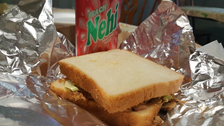 <p>This is what $3.00 can still buy. The BBQ sandwich at Jones BBQ Diner, Marianna, AK. A James Beard American Classic. And it was perfection.</p>