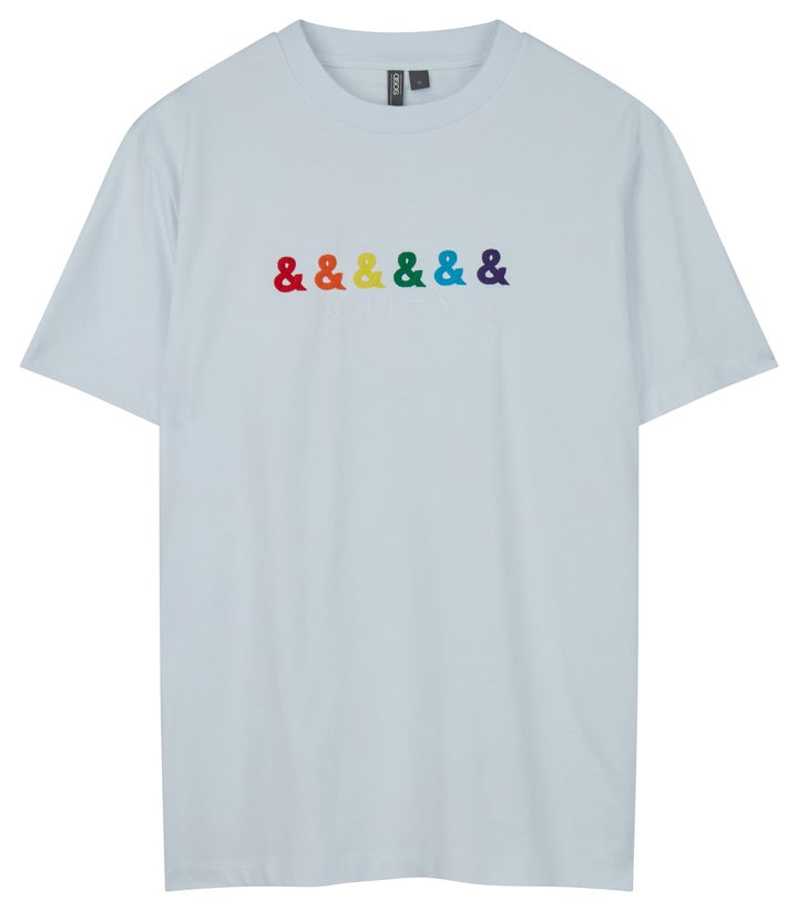 ASOS x GLAAD <a href="http://us.asos.com/asos/asos-x-glaad-relaxed-t-shirt-with-embroidery/prd/8845110?clr=white&cid=27384&pgesize=12&pge=0&totalstyles=12&gridsize=3&gridrow=2&gridcolumn=1" target="_blank">relaxed t-shirt with embroidery</a>, $32