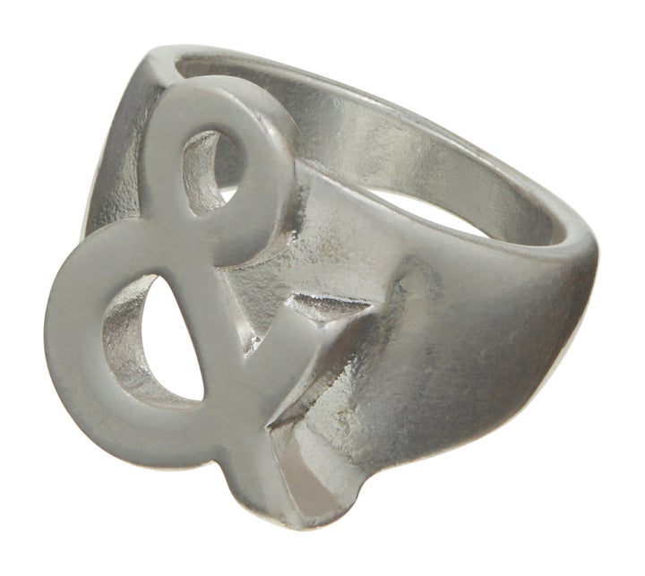 ASOS x GLAAD <a href="http://us.asos.com/asos/asos-x-glaad-ring/prd/8815261?clr=silver&cid=27384&pgesize=12&pge=0&totalstyles=12&gridsize=3&gridrow=3&gridcolumn=1" target="_blank">ring</a>, $13