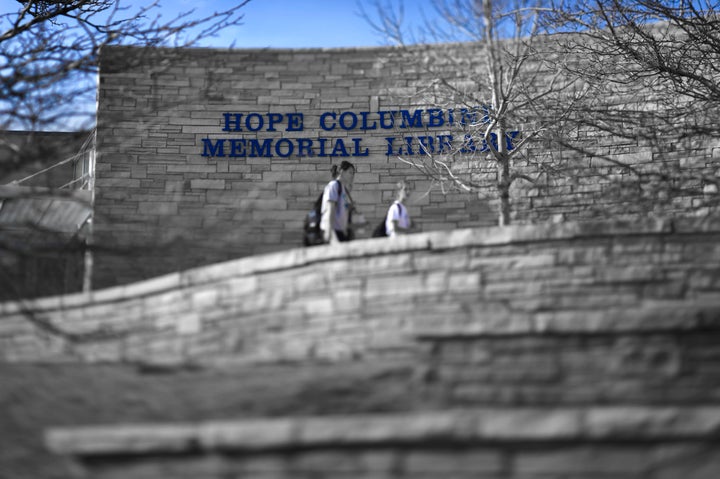 The Hope Columbine Memorial Library at Columbine High School, Littleton, CO was built following the shootings on April 20, 19