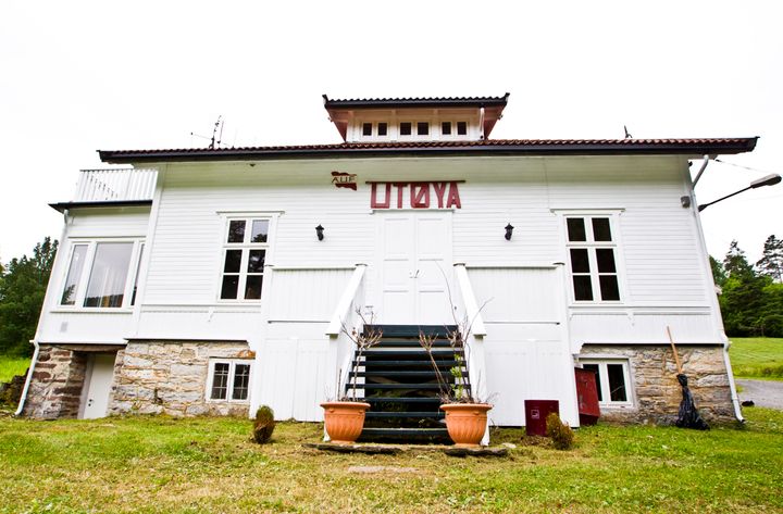 A picture taken on July 16, 2013 shows a renovated building on the island of Utoeya, Norway.