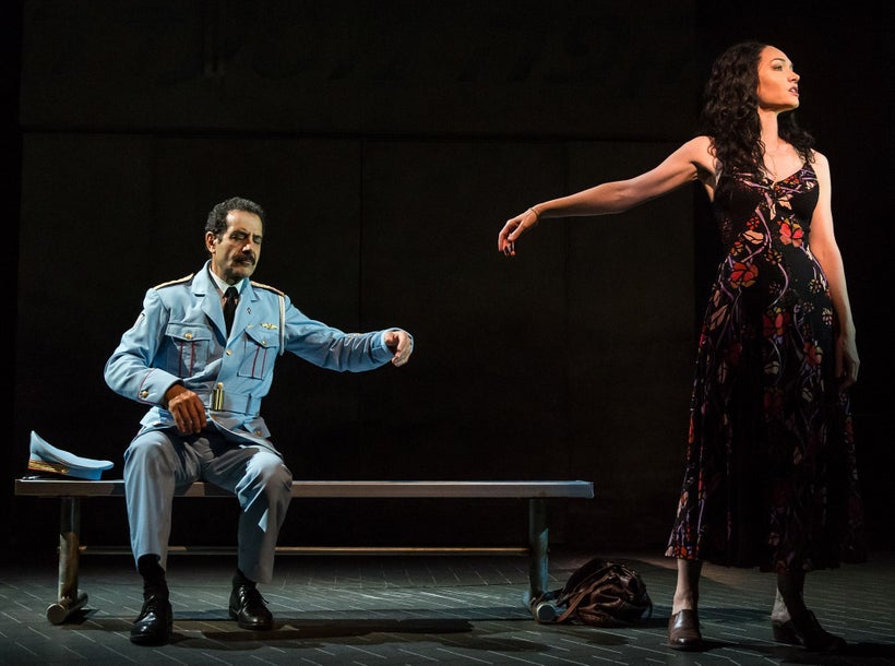Katrina Lenk and Tony Shalhoub in <em>The Band’s Visit</em>