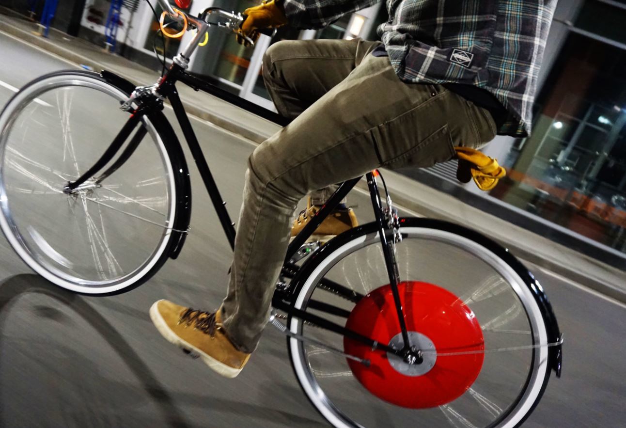 Superpedestrian store bike wheel