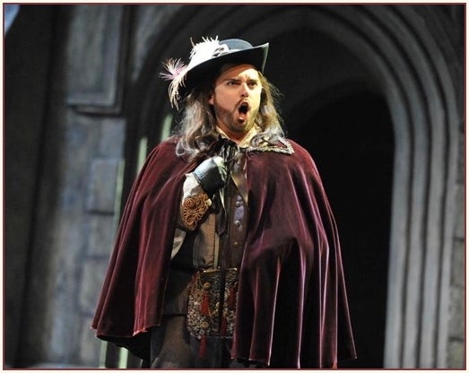 David Pershall as "Enrico". Amarillo Opera, 2011