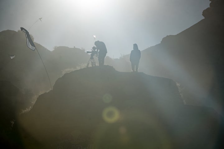 <p>Red Bull does not really know the meaning of small. With Rampage being one of their premier events, no expense is spared to capture every angle. Twelve cameras were placed in and around the venue including three drones and one helicopter for use in both the Red Bull TV and NBC broadcasts.</p>