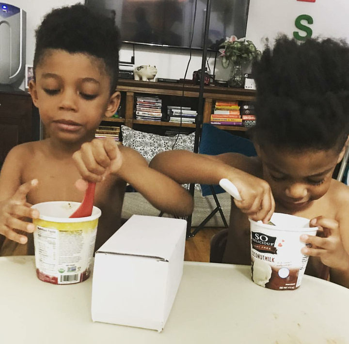 Three-year-old Elijah Silvera and his 5-year-old brother, Sebastian.