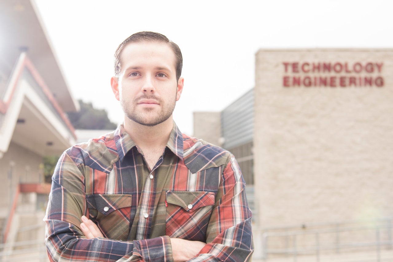 Mark Nelson poses for a photo at Citrus College.