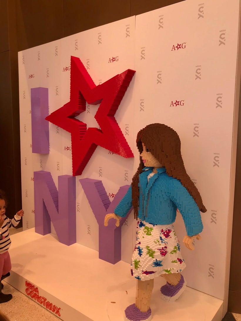 The Lego-style display. Really. So cool.