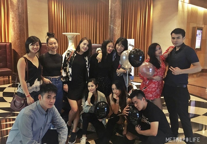 <p>One of our KTV nights: karaoke birthday celebration</p>