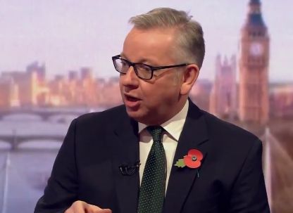 Michael Gove has backed his Vote Leave ally