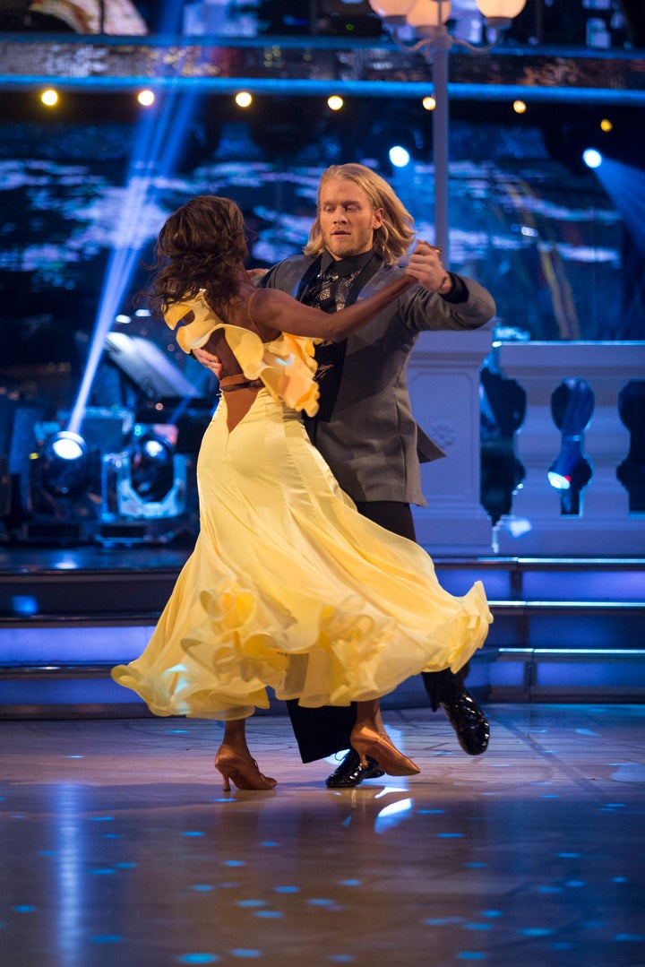 All four judges opted to save Jonnie Peacock and Oti Mabuse from elimination