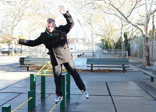 <p><strong>Bars are made for tightrope walking.</strong></p>