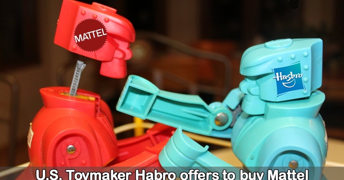 HasbroMattel Merger Top US Toymaker 'Hasbro' Offers to Buy Its Rival 'Mattel' HuffPost