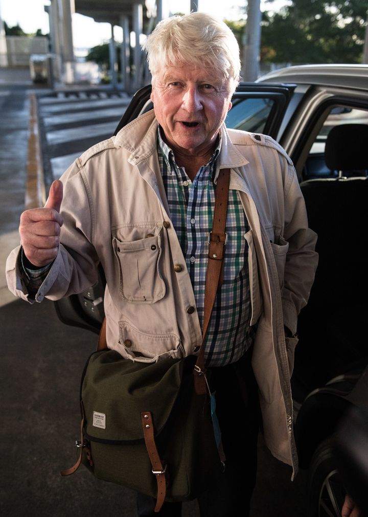 Boris's dad Stanley is heading into the jungle