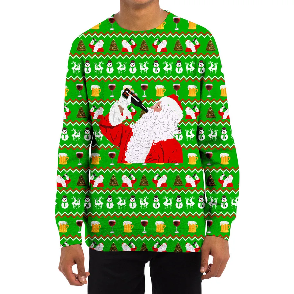 Oh Hi Santa The Room Ugly Christmas Sweater