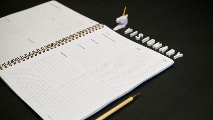 The Everyday Visionary, a minimalist planner for creative professionals