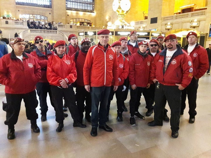 Curtis Sliwa and The Gaurdian Angels. Photo provided by Keith E. Pratt