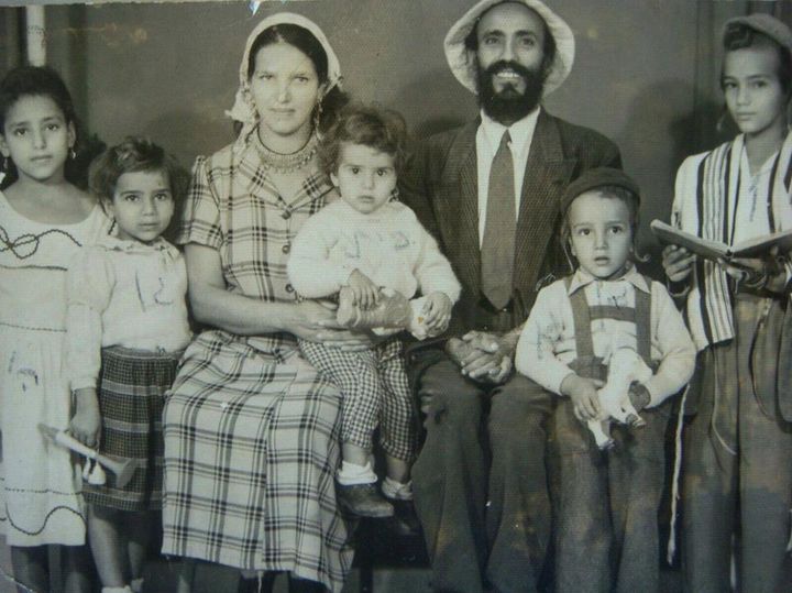 Ari’el Stachel’s grandparents, aunts and uncles after their arrival in Israel, shortly before the birth of his father.