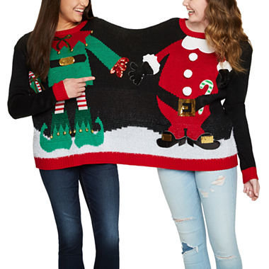 couple sweater christmas