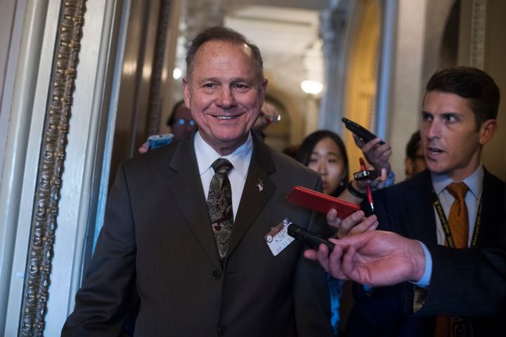 Roy Moore, who is slated to face Democrat Doug Jones in a Dec. 12 special election to fill the Senate seat vacated by Attorney General Jeff Sessions.