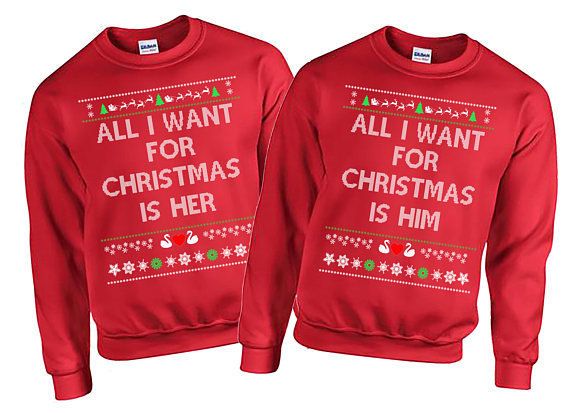 18 Ugly Christmas Sweaters For Couples That Are So Corny They're Cute ...