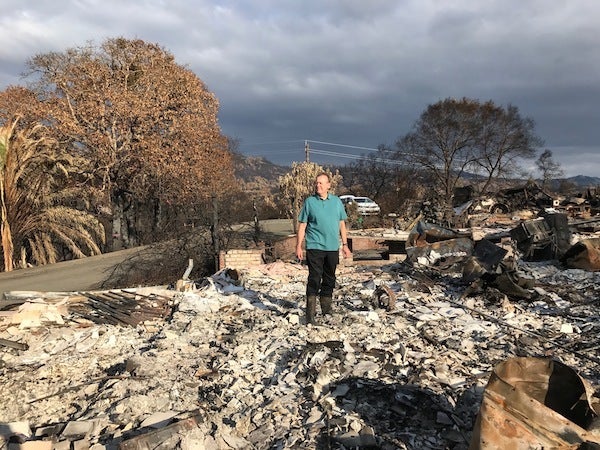 Walking through the ashes
