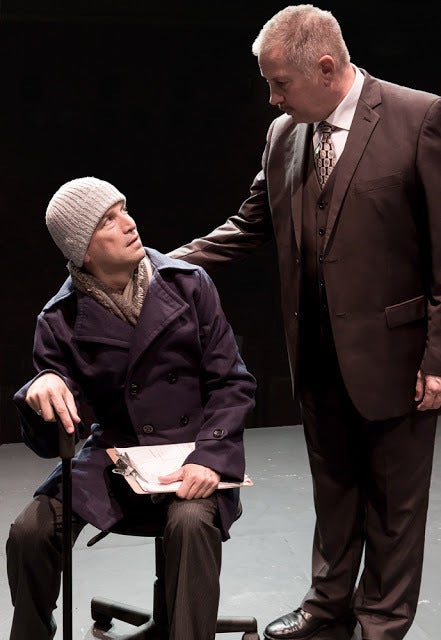 Jeremy Cole (Felix Turner) and Robert Zelenka (Ben Weeks) in a scene from <strong><em>The Normal Heart</em></strong>