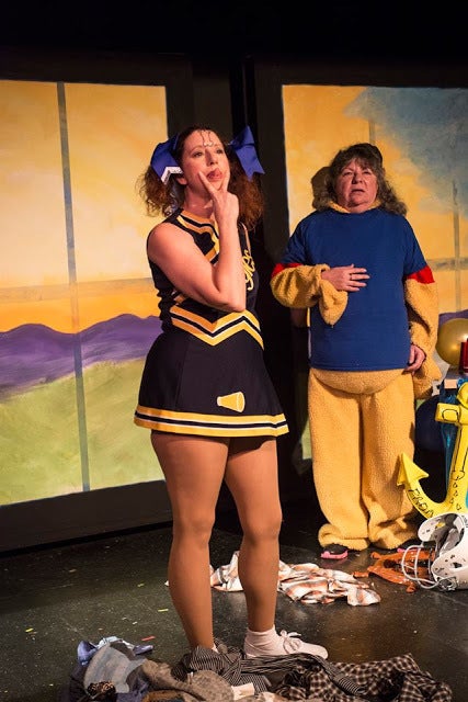 Kim (Kim Saunders) and Judy (Gabrielle Motarjemi) wake up to some awkward realizations in <strong><em>The Morning After Prom<