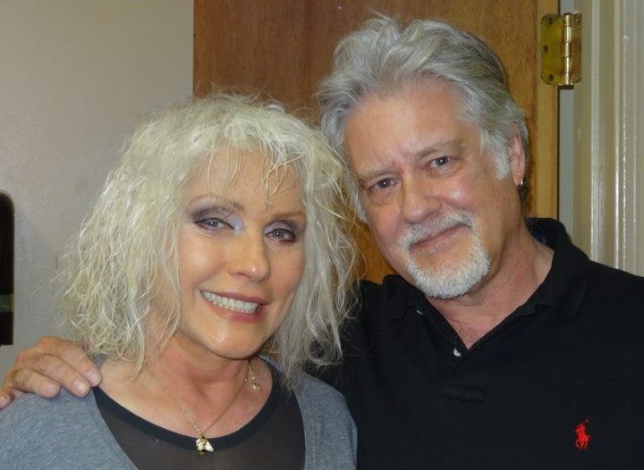 <p>Jim Sullivan with Debbie Harry</p>