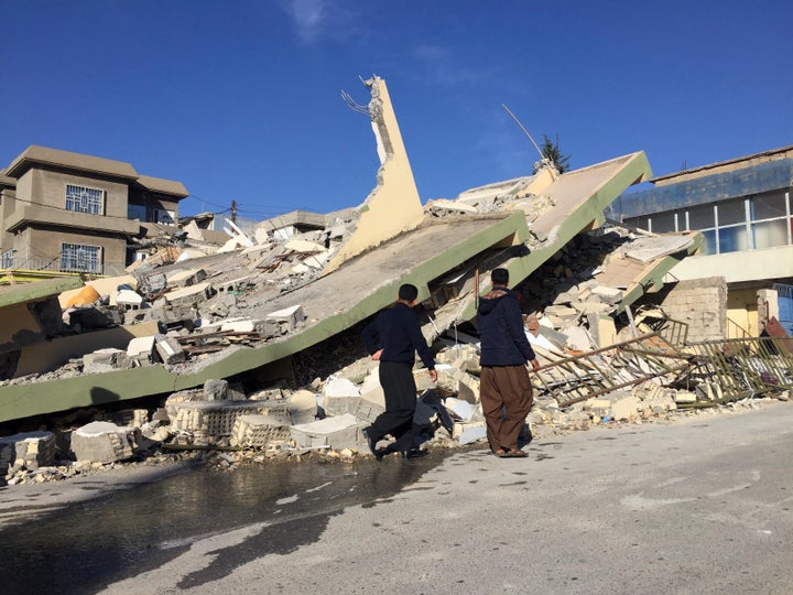 Some people are angry that among the collapsed buildings were houses that the government has built in recent years under its