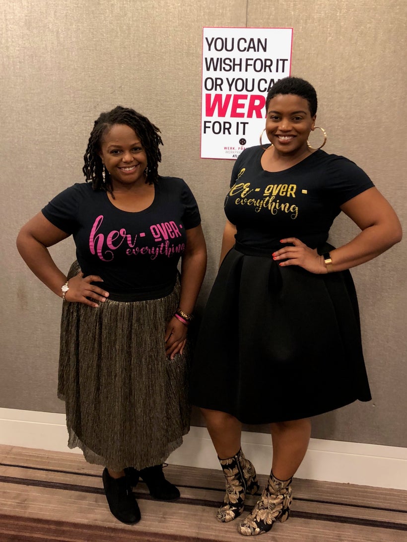 The ladies of BecomingBrilliance.com picking up the gems dropped at Werk, Pray, Slay