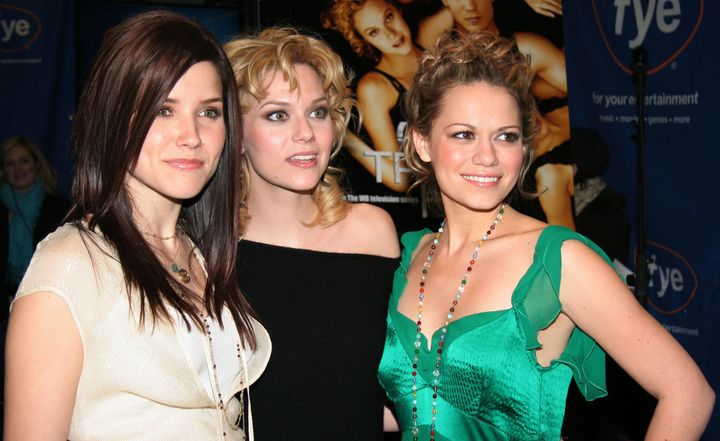 Sophia Bush, Hilarie Burton and Bethany Joy Lenz - pictured here in 2004 - all co-signed the letter