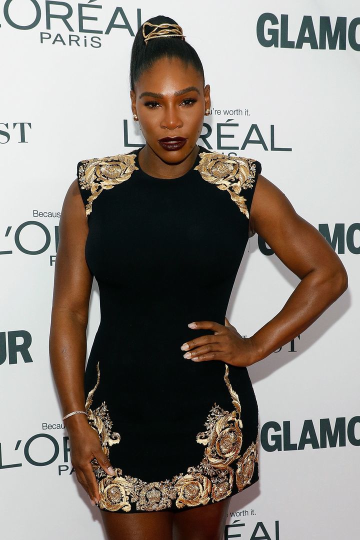 Serena Williams appears at the 2017 Glamour Women of the Year Awards on Nov. 13 in New York City.