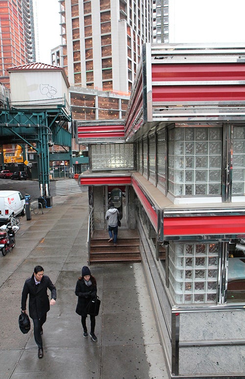 Court Square Diner is busy 24 hours a day.