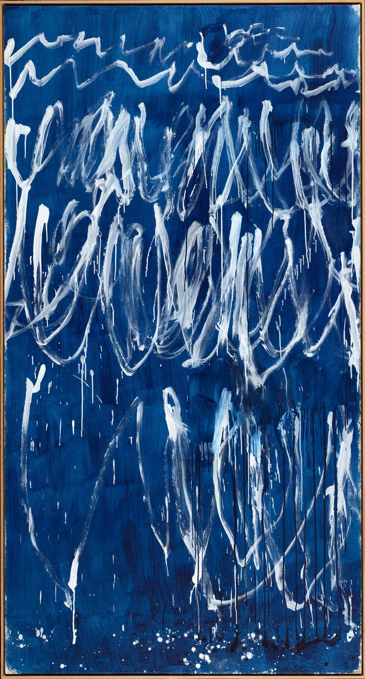 Cy Twombly’s <em>Untitled (I-IX)</em>, 2008 (One of nine panels)
