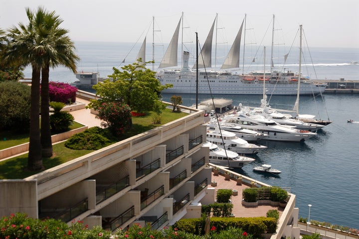 Luxury boats are moored in Monte Carlo, Monaco, July 2, 2009. The world's top 1 percent owns more than half of the world's household wealth.