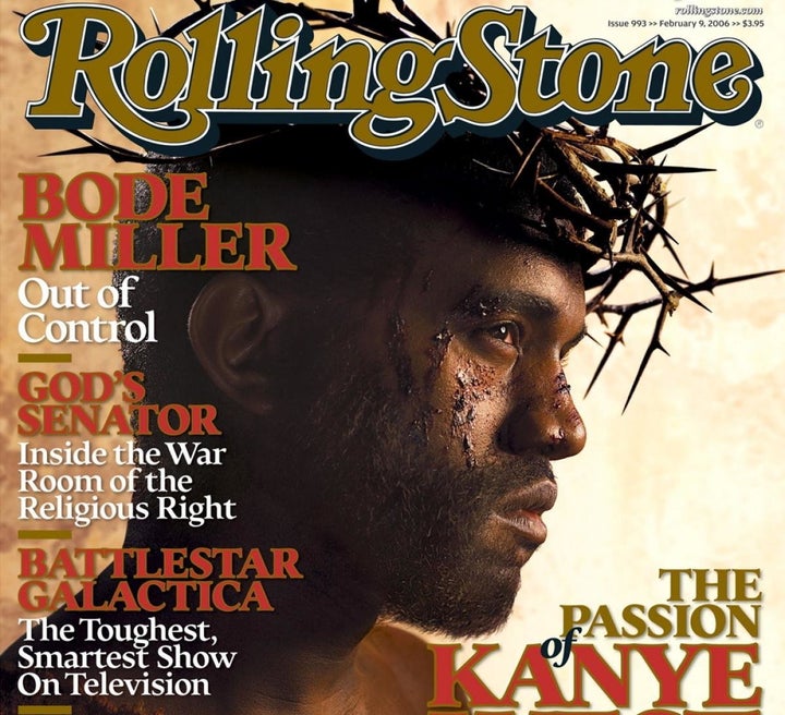 Kanye West on the cover of Rolling Stone, 2006. 