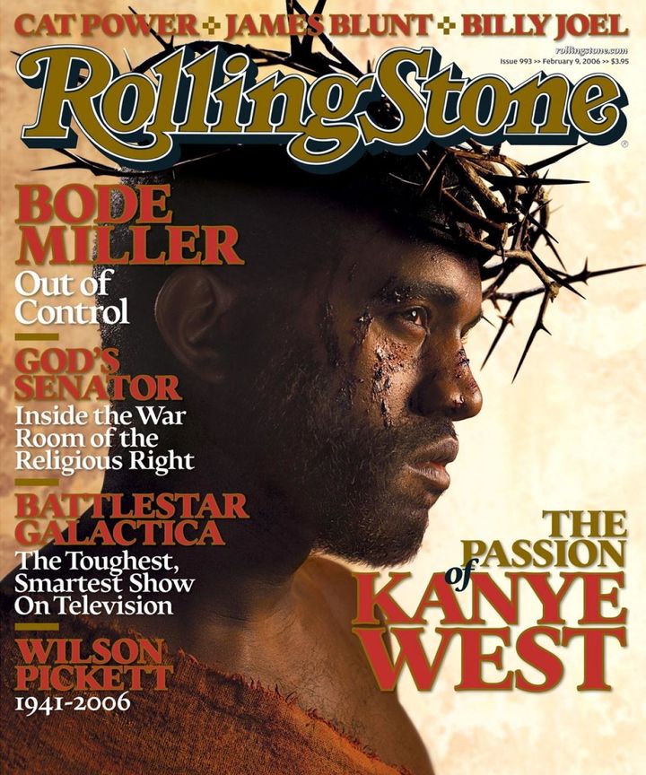 Kanye West on the cover of Rolling Stone, 2006. 