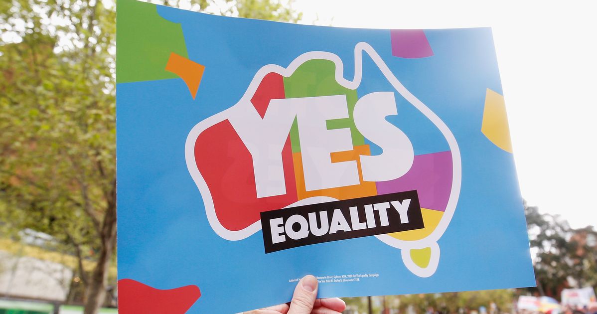 Australia Votes Yes To Same Sex Marriage In Landmark Step Towards Equality Huffpost Uk News