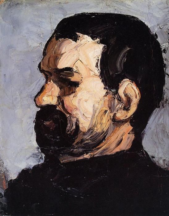 “Portrait of Uncle Dominique in Profile,” by Paul Cézanne (1866).