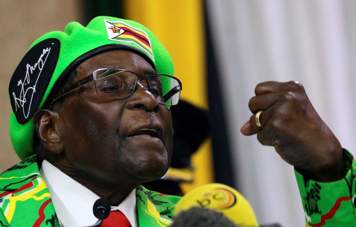Zimbabwe’s military seized power on Wednesday, but gave assurances that President Robert Mugabe and his family were &ld