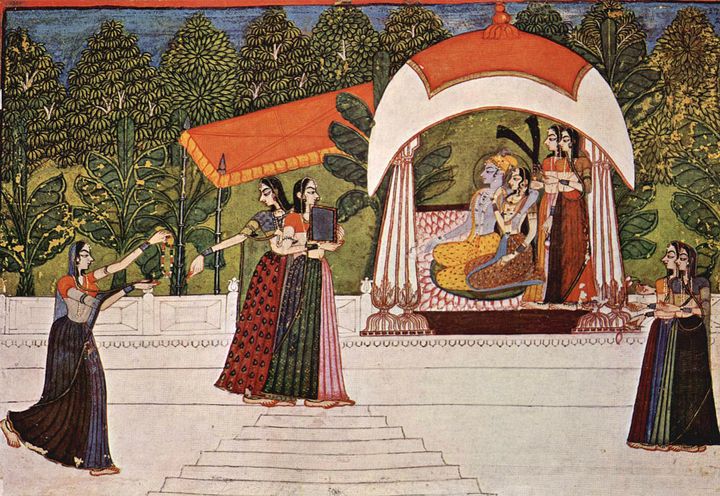 An 18th century Indian Miniature painting by Nihâl Chand