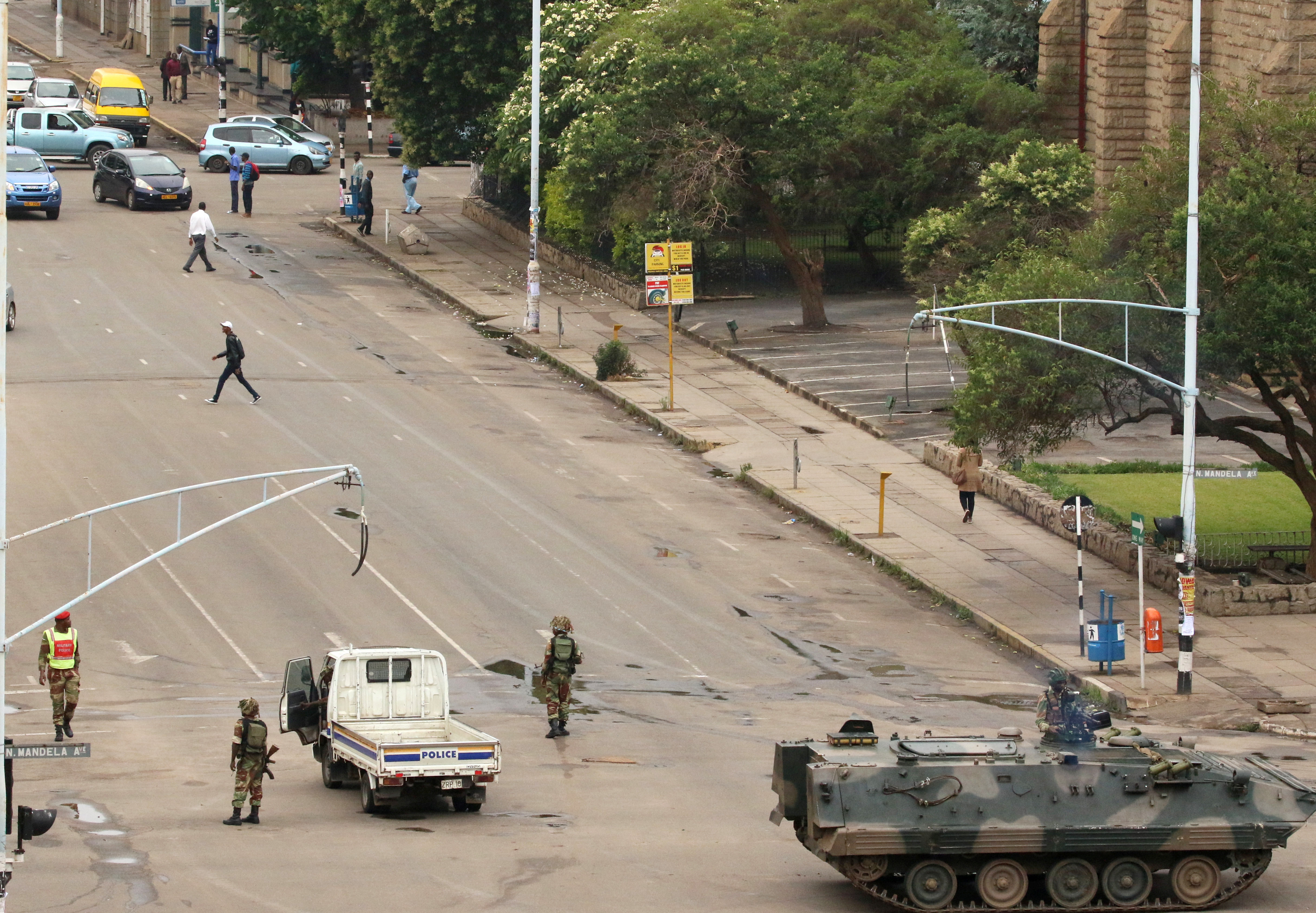 Zimbabwe's Military Seize Control But Deny Coup Against Robert Mugabe ...