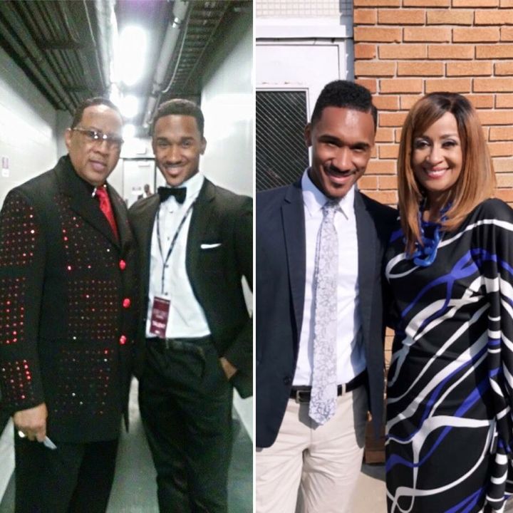 With (l) Dr. Bobby Jones and (r) Dr. Dorinda Clark Cole 
