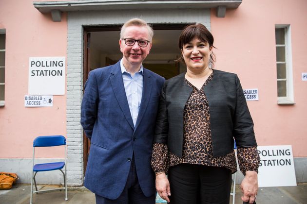 Daily Mail columnist Sarah Vine, above with husband Cabinet minister Michael Gove, claims she was 'groped'...